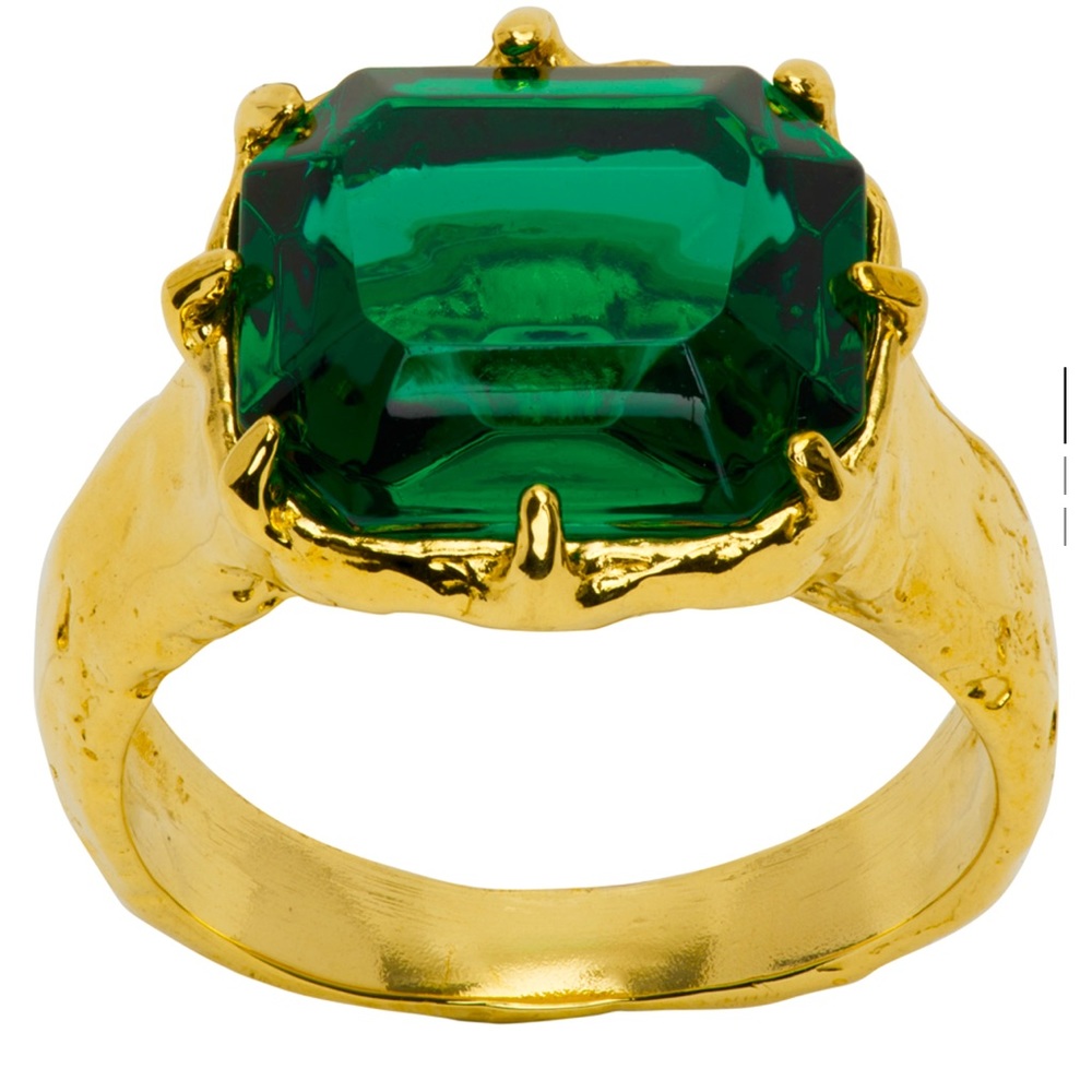 Mondo mondo elegant emerald ring